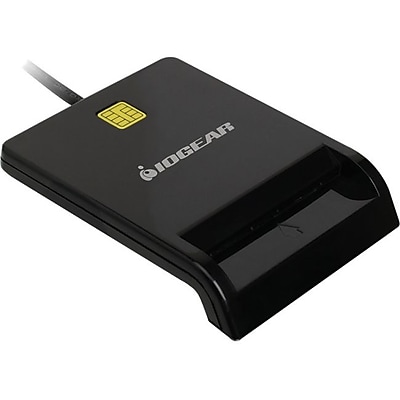 Smart Card Reader 2.79'' x 3.66'' x 0.63 3.53 oz Black Light Gray Small USB